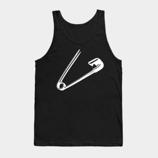 Safety Pin - What the Punk? - Stay Sharp - white edition Tank Top